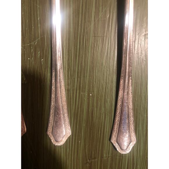 Homecrest Vintage Silverplate Iced Tea Spoons - Qty 5 - Picture 2 of 5